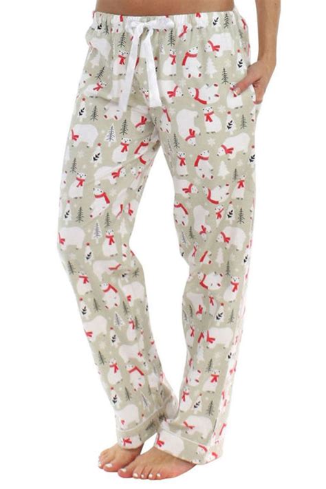 flannel pajama pants christmas|flannel bear full christmas pajamas.